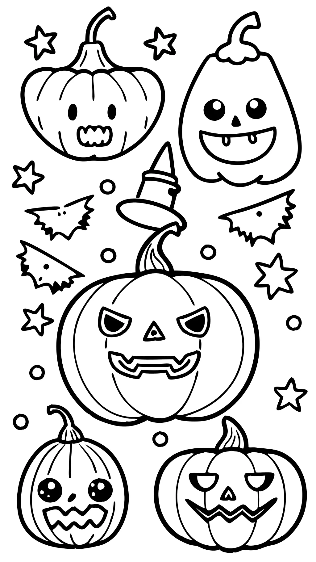 halloween pumpkin coloring pages